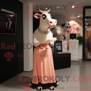 Peach Holstein Cow...