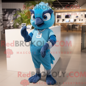 Disfraz de mascota Cyan...