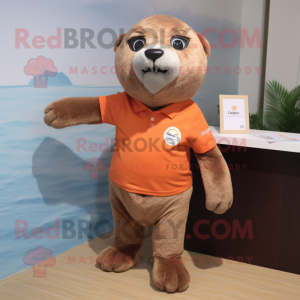 Rust Seal mascotte kostuum...