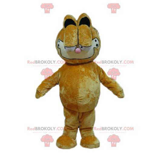 Mascot Garfield, o famoso gato laranja dos desenhos animados