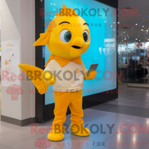 Maskottchenkostüm Gelber...