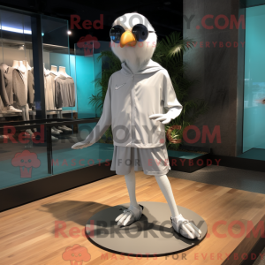 Sølv Albatross maskot...