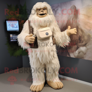 Crème Sasquatch mascotte...