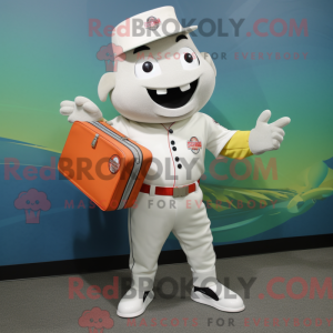 White Ceviche mascot...