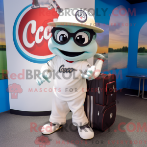 Wit Ceviche-mascottekostuum...