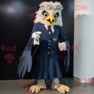 Navy Harpy maskot kostume...