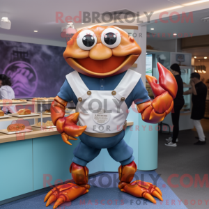 Disfraz de mascota de Crab...