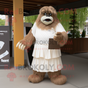 Crème Sasquatch mascotte...