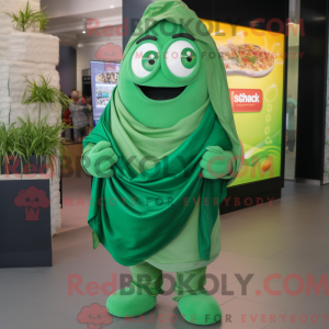 Green Shakshuka mascot...