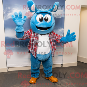 Postava maskota Sky Blue...