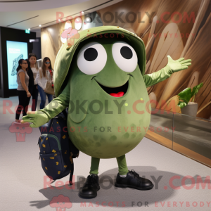 Olive Stingray mascot...