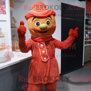 Rød Tikka Masala maskot...