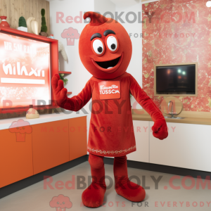Rød Tikka Masala maskot...