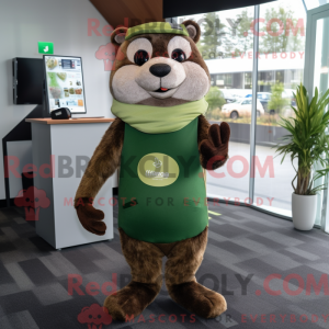 Maskottchenkostüm Olive...
