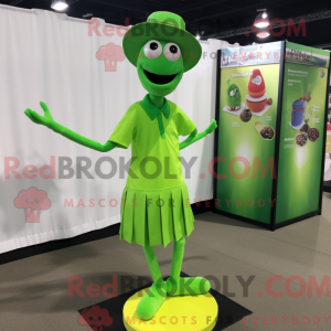 Lime Green Stilt Walker...