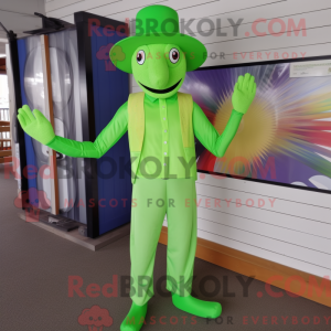 Lime Green Stilt Walker...