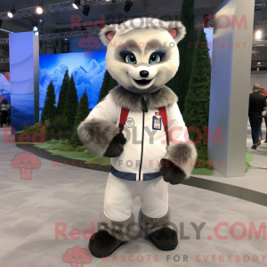 Mascotte de raton laveur...