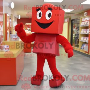 Red Candy Box maskot...