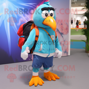 Sky Blue Toucan mascotte...