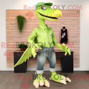 Limegrønn Deinonychus...