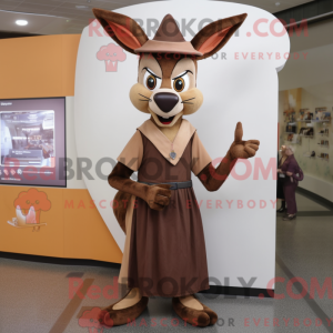 Brown Gazelle mascot...