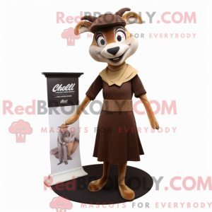 Brown Gazelle mascot...