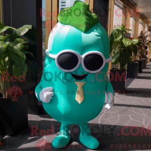 Turkis reddik maskot drakt...