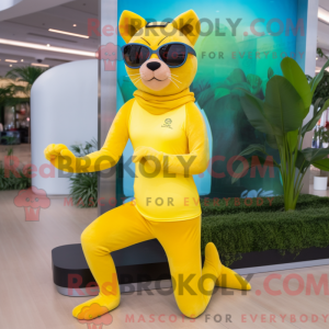 Costume mascotte de Puma...