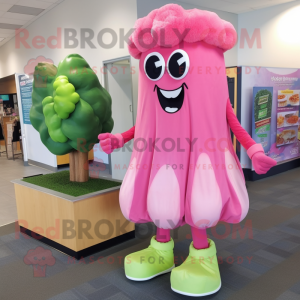 Roze Broccoli mascotte...