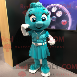 Teal Armbanduhr Maskottchen...