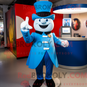 Blue Ring Master maskot...