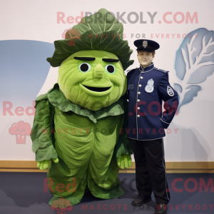 Maskotka z liści kapusty...