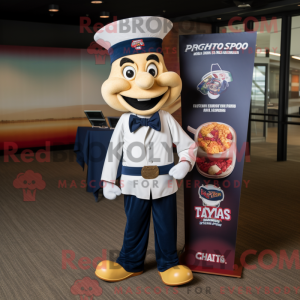 Navy Fajitas maskot kostume...