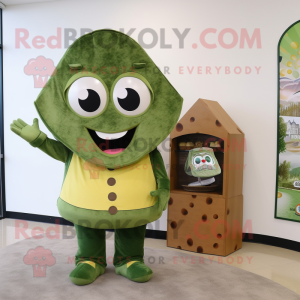 Olive Pizza Slice mascotte...