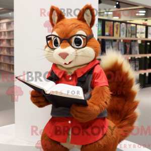 Red Squirrel maskot kostume...
