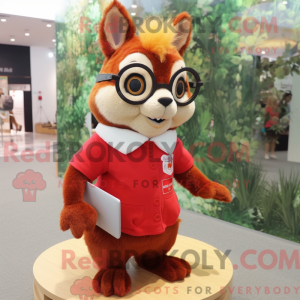 Red Squirrel maskot kostume...