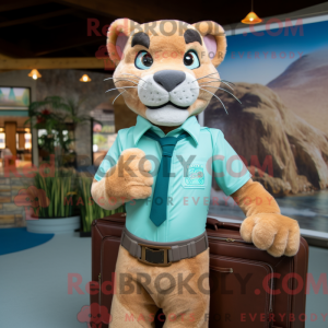 Blågrøn Mountain Lion...