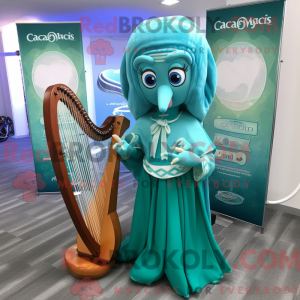 Cyan Keltische Harfe...