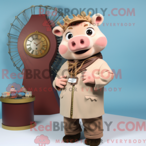 Costume mascotte de Tan Sow...