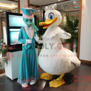 Máscara de Teal Goose com...