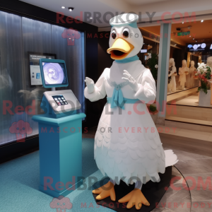 Máscara de Teal Goose com...
