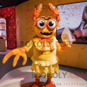 Gold Lobster Bisque maskot...