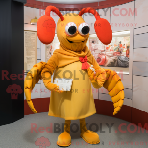 Gold Lobster Bisque maskot...
