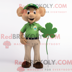 Tan Four Leaf Clover...