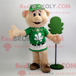 Tan Four Leaf Clover...