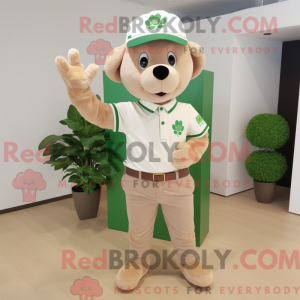 Tan Four Leaf Clover...