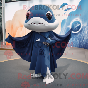 Navy Stingray mascot...