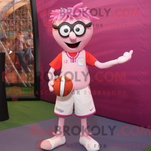 Rosa volleyballnett...