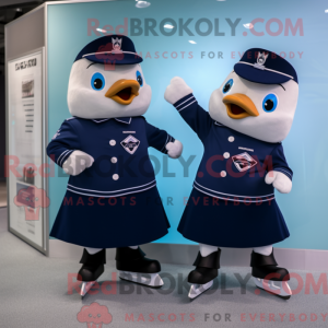 Navy Pair Of Ice Skates...