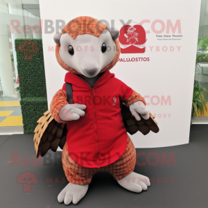 Red Pangolin mascotte...